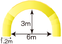 エアーアーチ6m販売レンタル