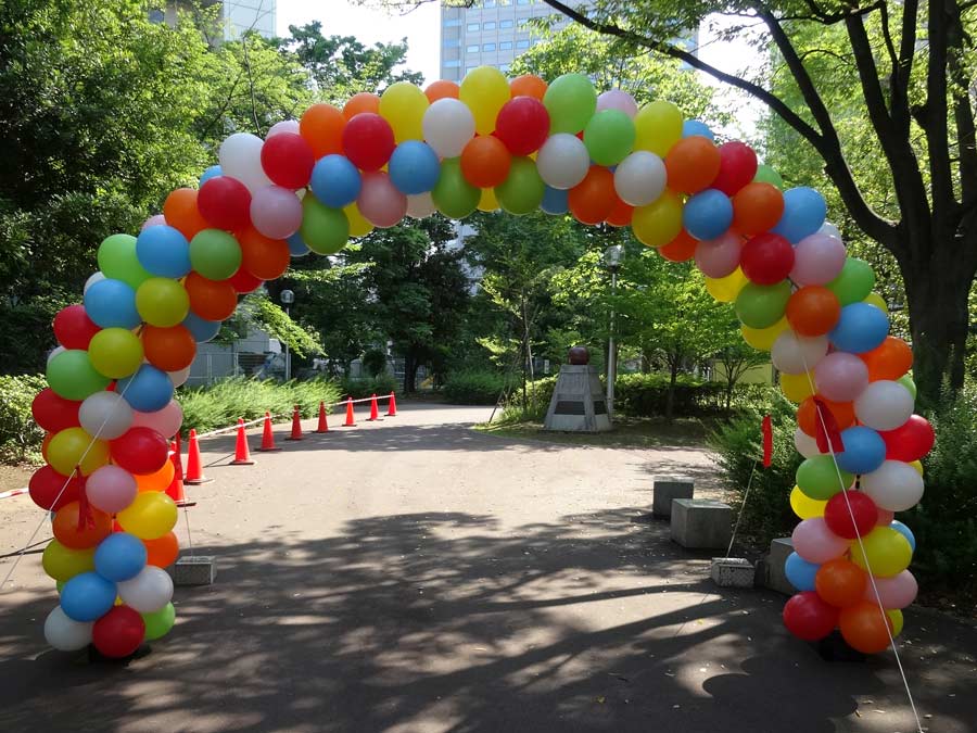 風船装飾施工例