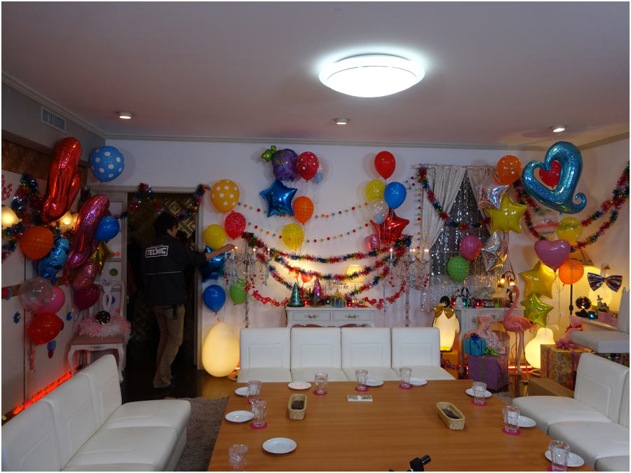 風船装飾施工例