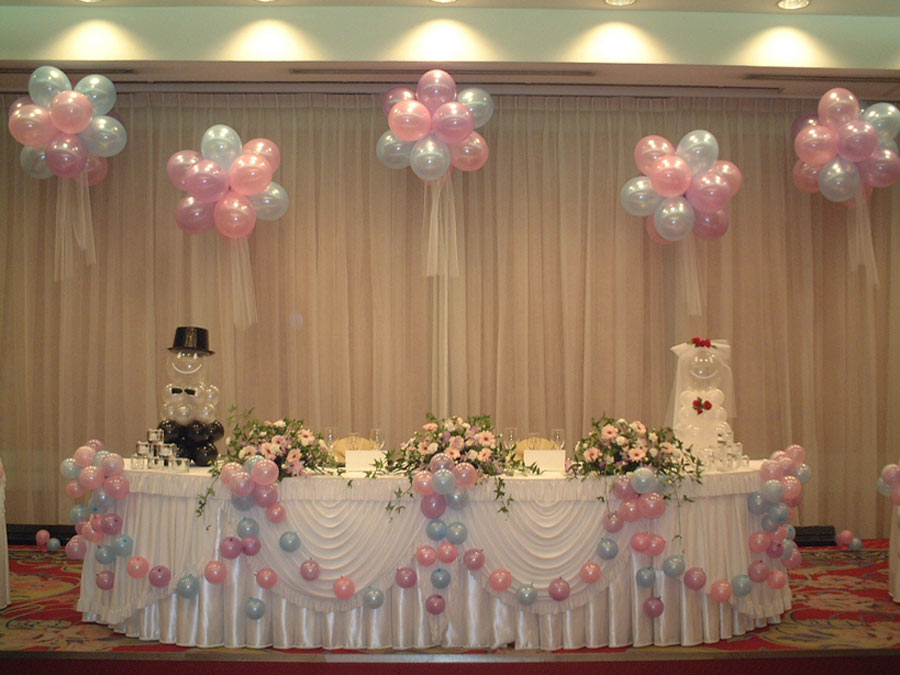 ウェデイングバルーンデコレーション｜現場施工例
