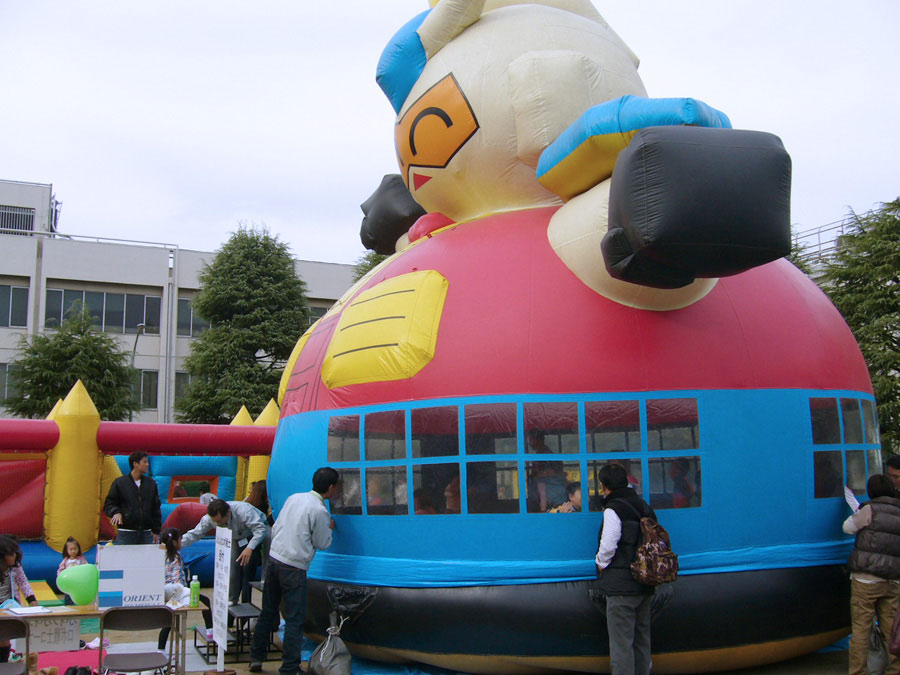 ふわふわ・エアートランポリン｜レンタル｜現場施工例