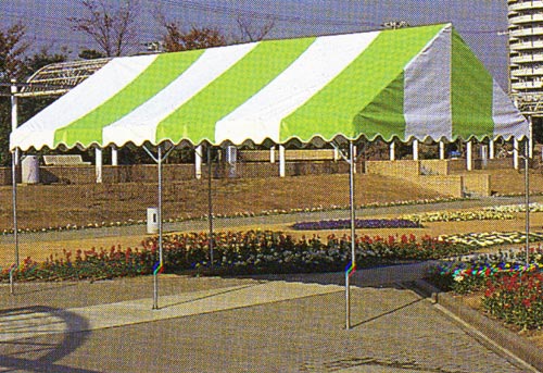 天幕（白 / ストライプ）