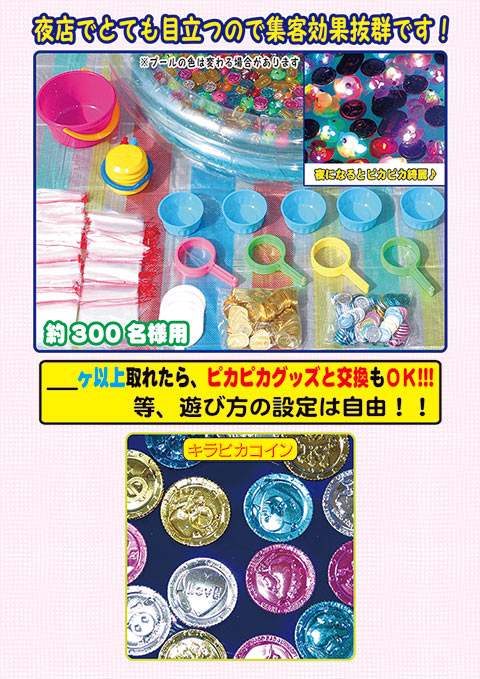 ピカピカすくい簡易セット/模擬店・縁日用品