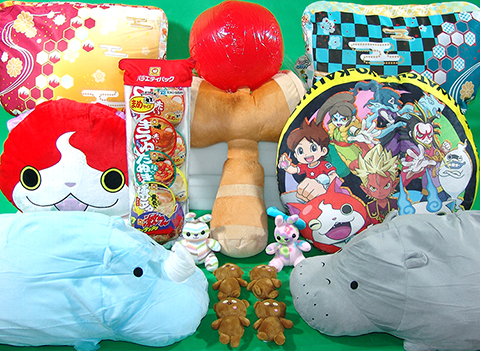 クッショングッズ抽選大会/模擬店・縁日用品