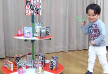 二段式輪投げ台ミニ