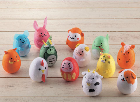 たまごのおきあがりこぼし作り/手作りキット