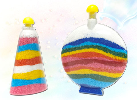 サンドアートボトル作り/手作りキット