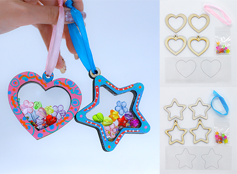 シャカシャカキーホルダー作り/手作りキット