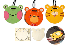 動物カスタネット作り