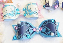 きりえアレンジアクセサリー作り