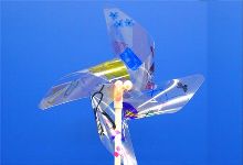 ミニお絵かきクリアかざぐるま作り