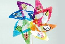 お絵かきクリアかざぐるま作り