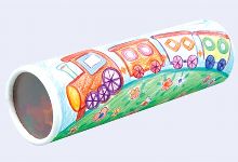 お絵かき万華鏡作り