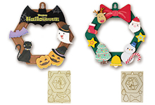 木製リース作り